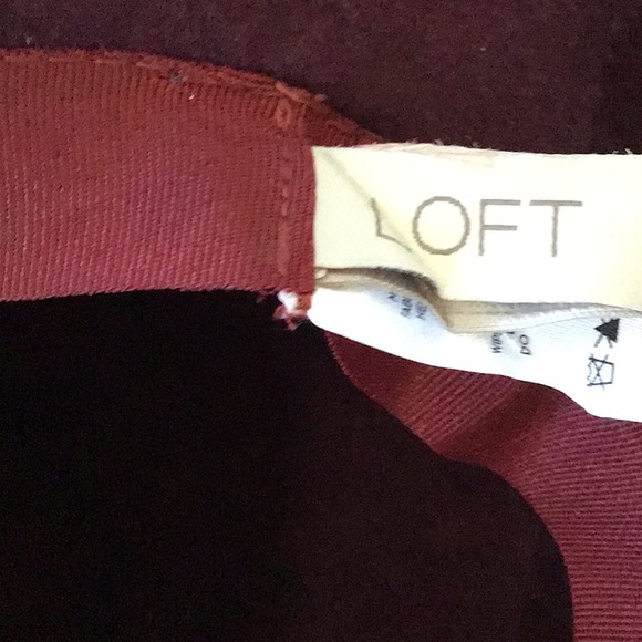 Loft Burgundy Style Fedora - Picture 7 of 8